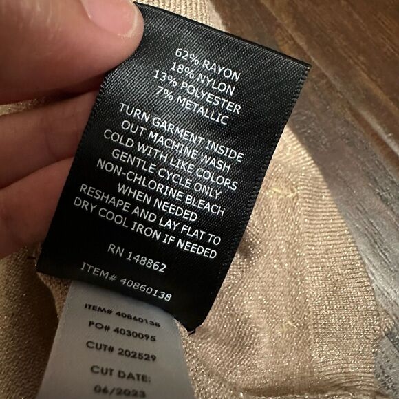 TORRID MARILYN MONROE Mini Fluted Sweater Dress Beige Metallic - Picture 10 of 12